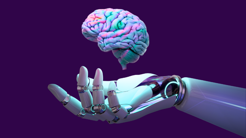 AI vs. Human Intelligence Image
