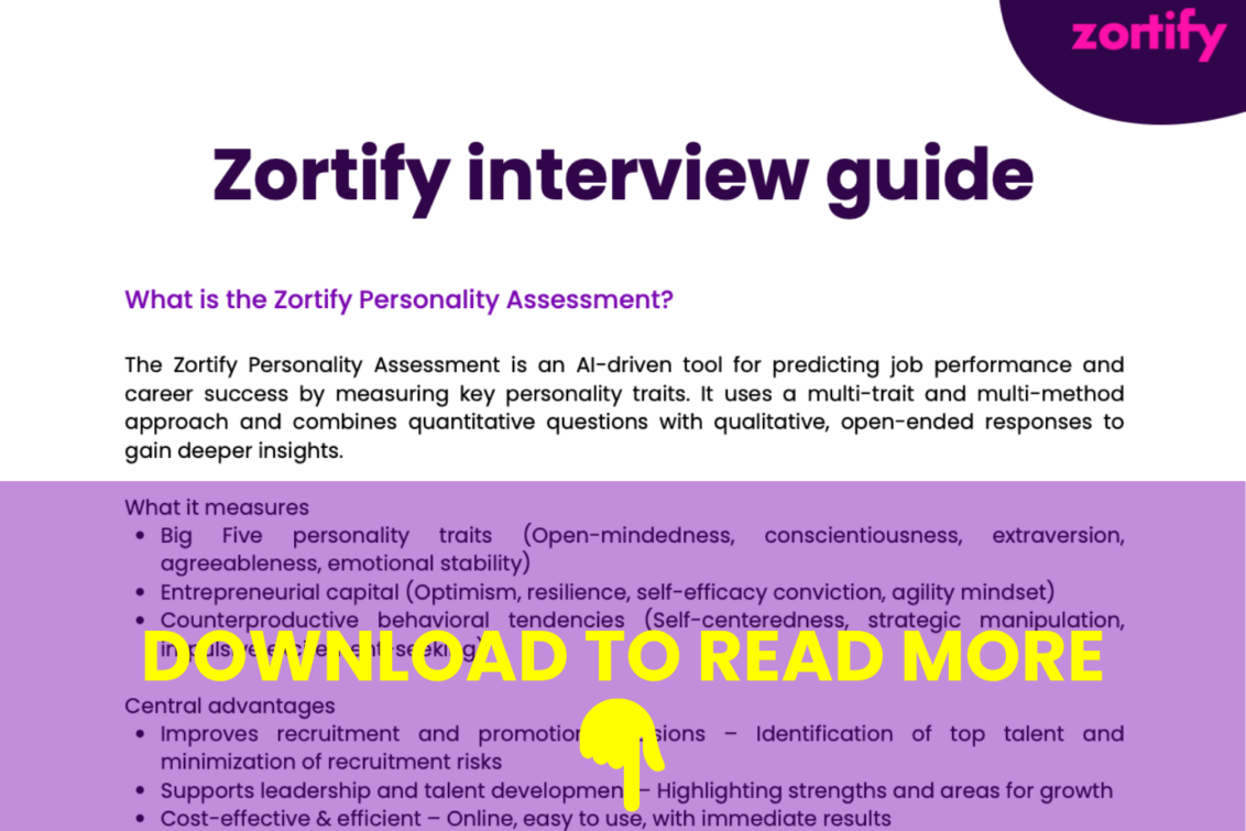 Zortify Interview Guide - Preview